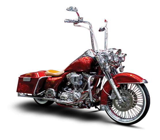 Chrome Custom Motorcycle Wheel