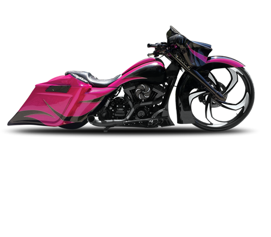 Shredder Motorcycle Wheel - Custom Motorcycle Rims