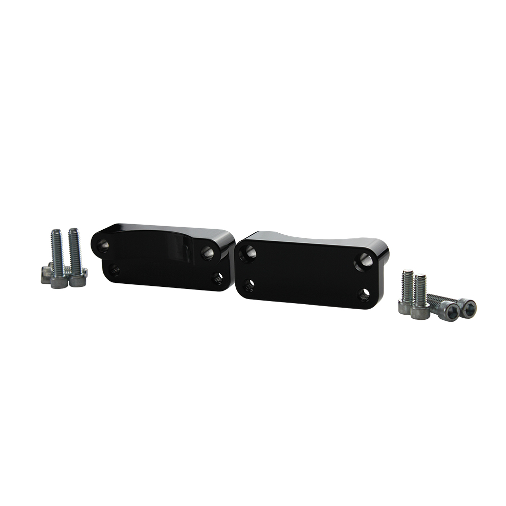 thumbnail image 2 of Hill Country Custom Cycles Black Fender Riser Brackets – Fit 23" Wheel On 2014+ Harley Touring Models 2 of 5