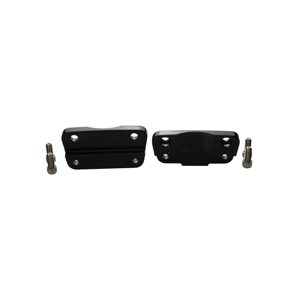 Hill Country Custom Cycles Black Fender Riser Brackets – Fit 23" Wheel On 2014+ Harley Touring Models