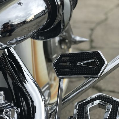Sage Brake Pedal – Chrome and Black & Machined
