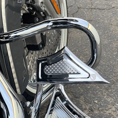 Evil Brake Pedal – Chrome and Black & Machined