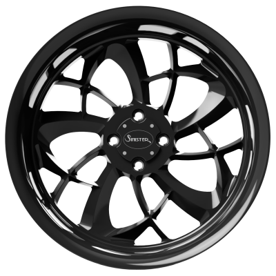 Diabolical 20X7 Trike Black Front View