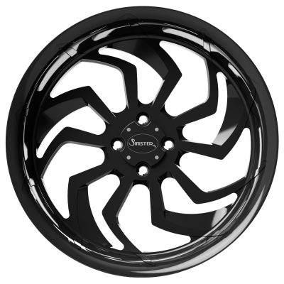 Dolce 20X7 Trike Black Front View