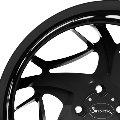 Escape 20X7 Trike Black Close Up View