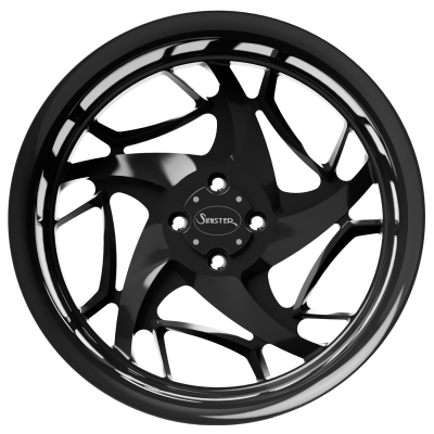 Escape 20X7 Trike Black Front View