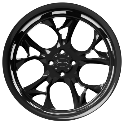 Icon 20X7 Trike Black Front View