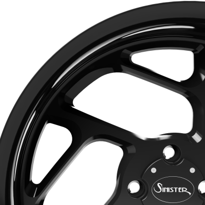 Maverick 20X7 Trike Black Close Up View
