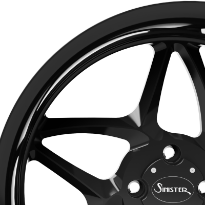 Nemesis 20X7 Trike Black Close Up View